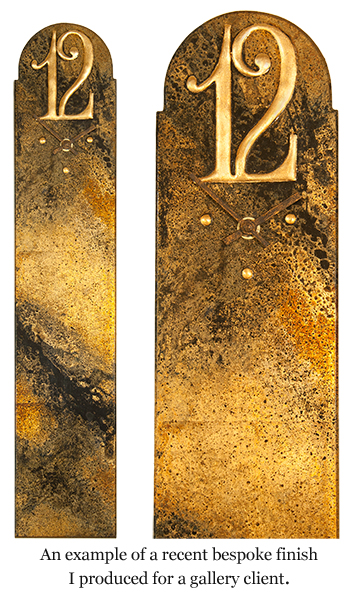 custom finish of dark marbled gold mirror with black frame and dark marbled gold design