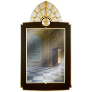Art Deco Rectangular Mirror inspired by the Crysler building