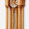 Large Gold Gothic Pendulum Case Clock.