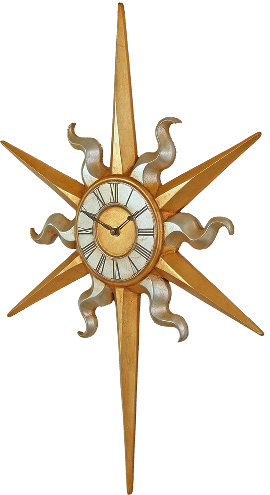 Large Sun Clock Decorative Clocks