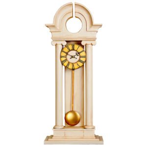 Classical Style Pendulum Mantel Clock with Regency pediment
