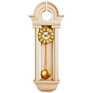Classical Style large Vintage Wall Clock with Regency pediment