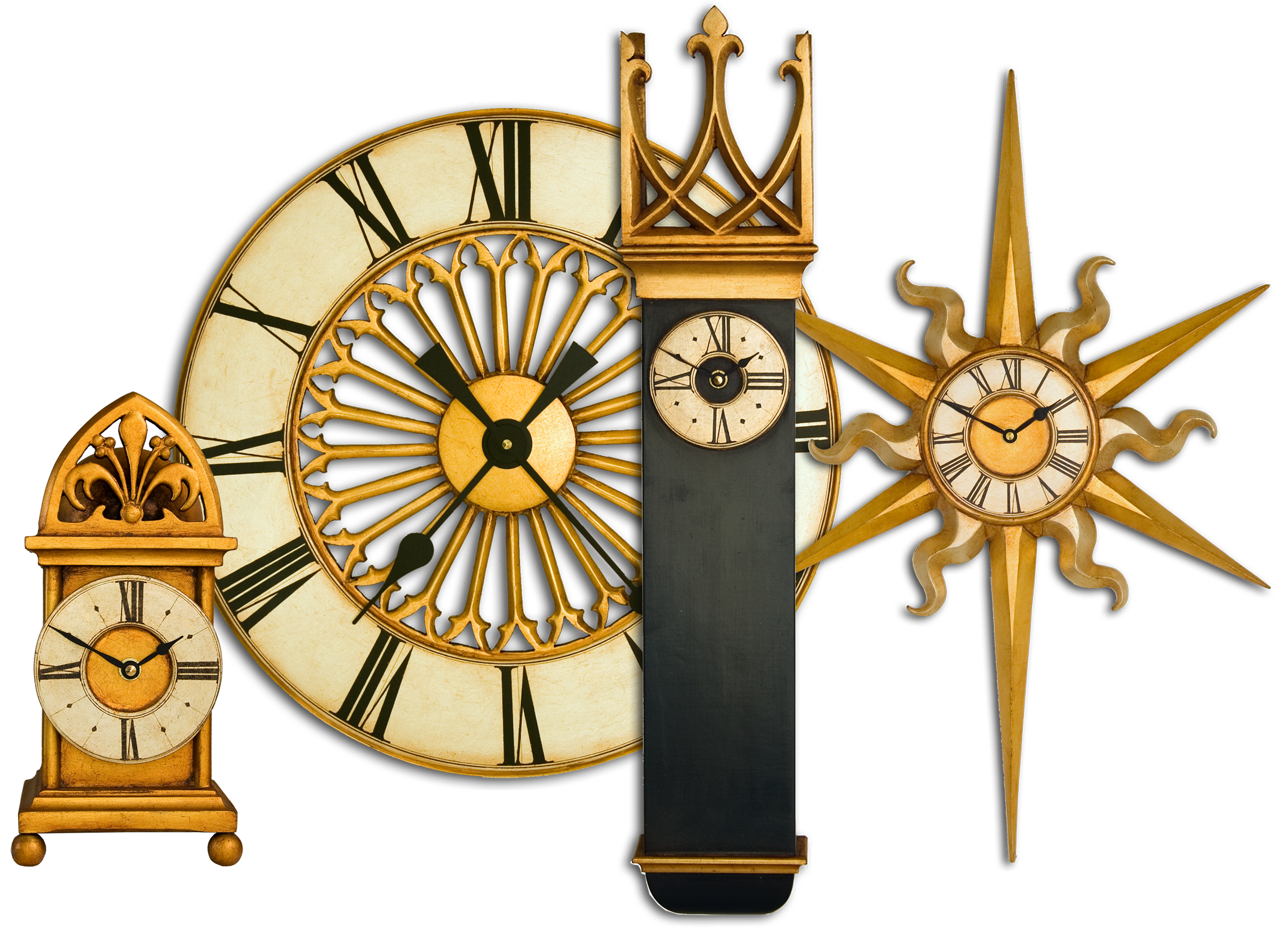 An selection of my stunning clocks from my Gothic Clock Collection