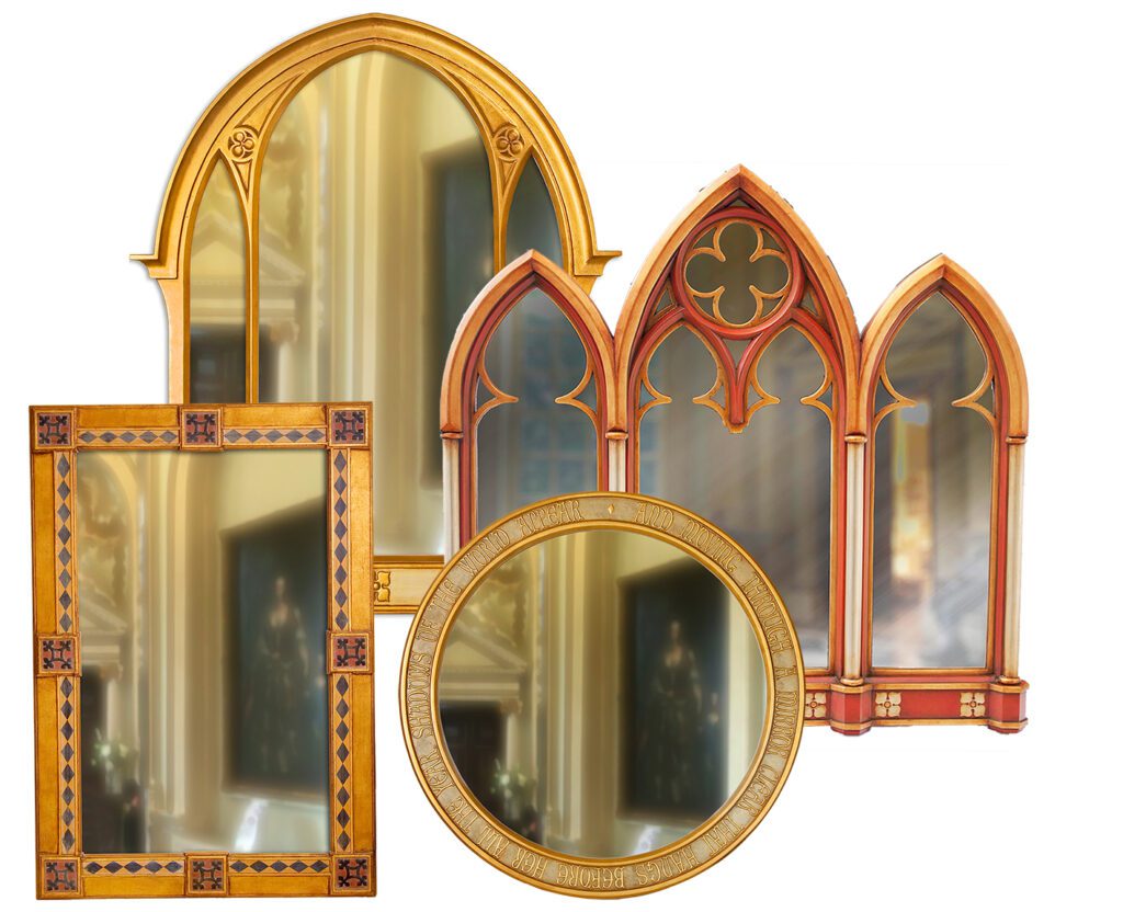 A group of my large gothic wall mirrors