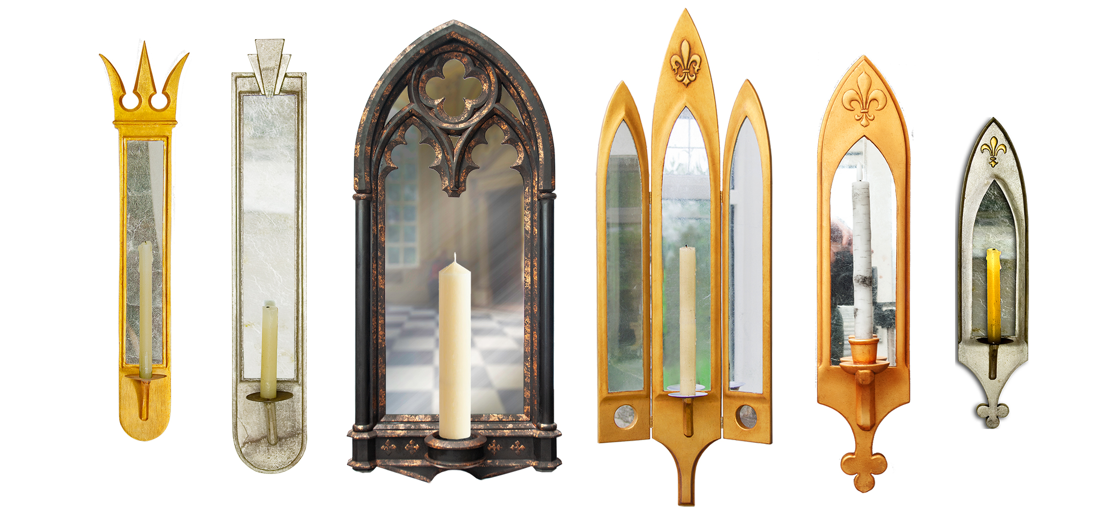 A stunning selection of my handmade Candle Sconces